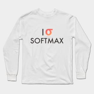 I Heart Softmax Long Sleeve T-Shirt